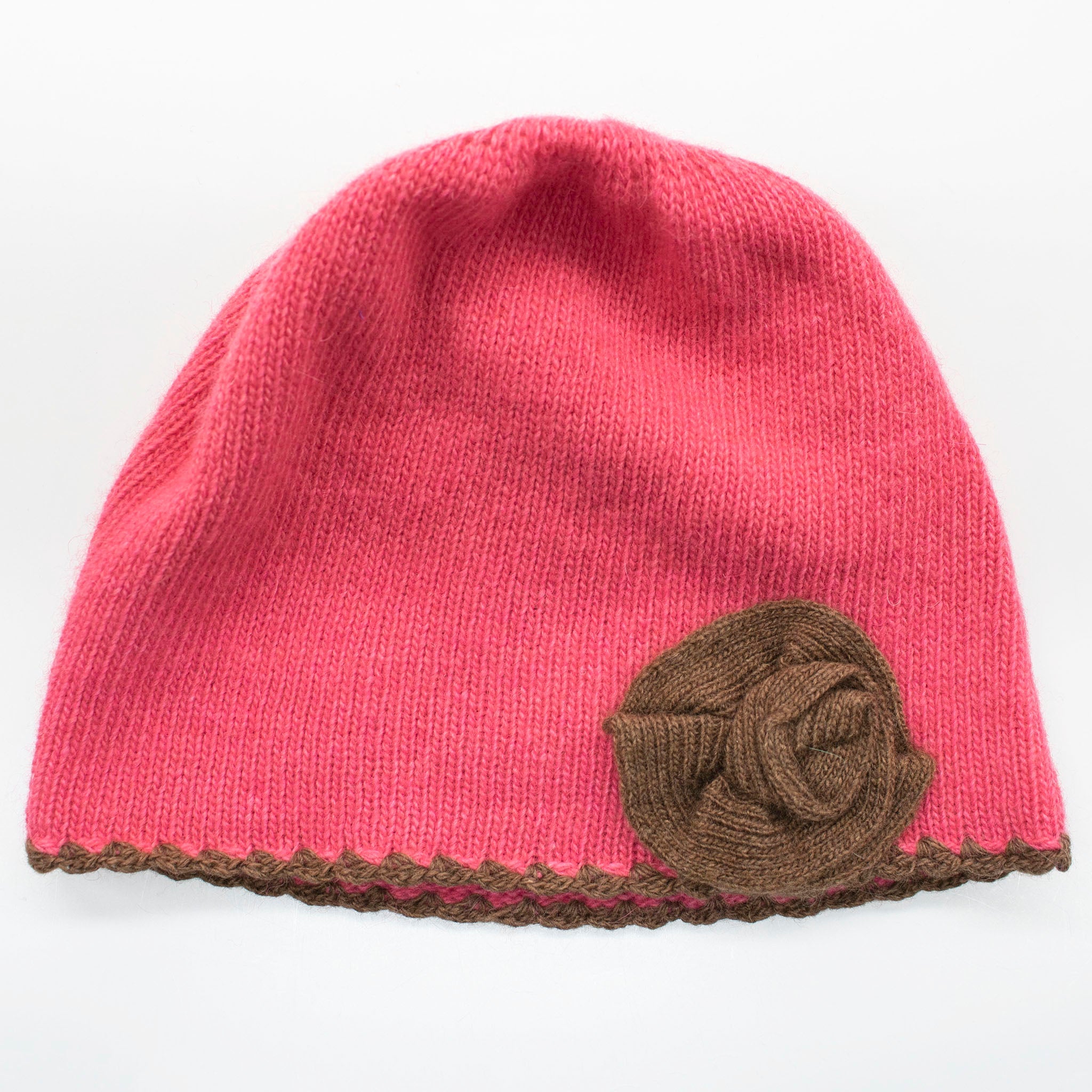 KIDS HAT WITH CONTRAST FLOWER-2